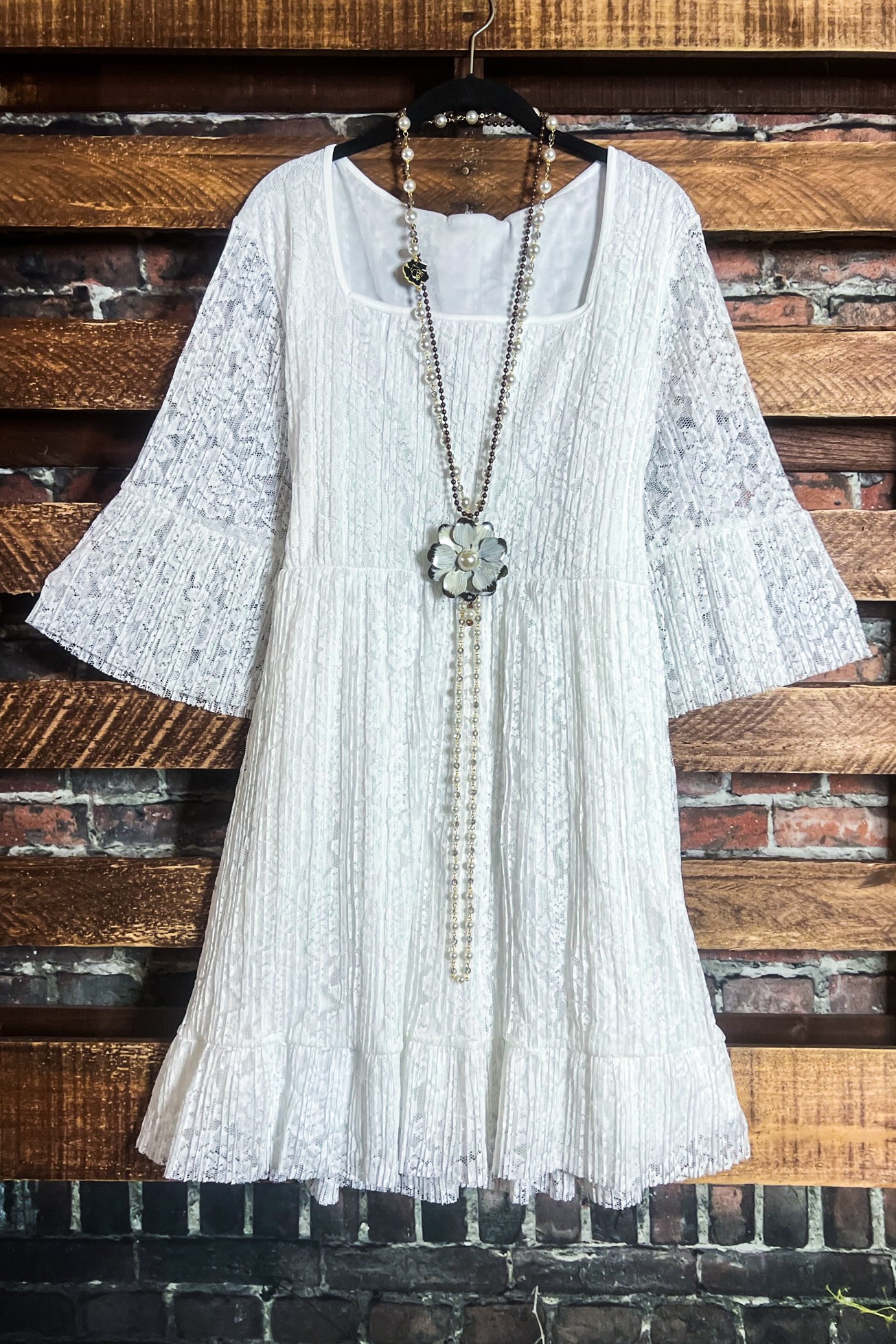 LIKE AN ENCHANTED DREAM IVORY LACE OVERSIZED MAXI DRESS – Life is Chic ...