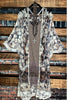 LOVE FOR A LIFETIME LACE BROWN & LEOPARD DUSTER KIMONO