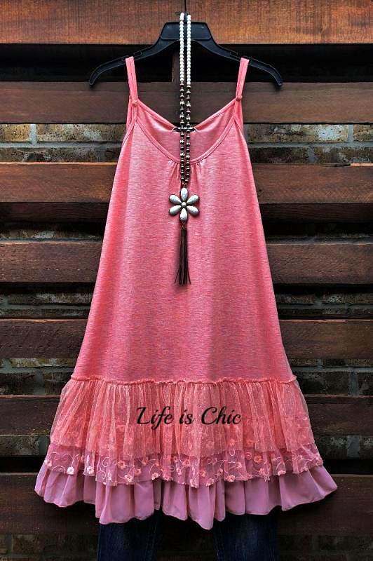 I'M ETERNALLY YOURS LACE PEACH EMBROIDERED SLIP DRESS EXTENDER